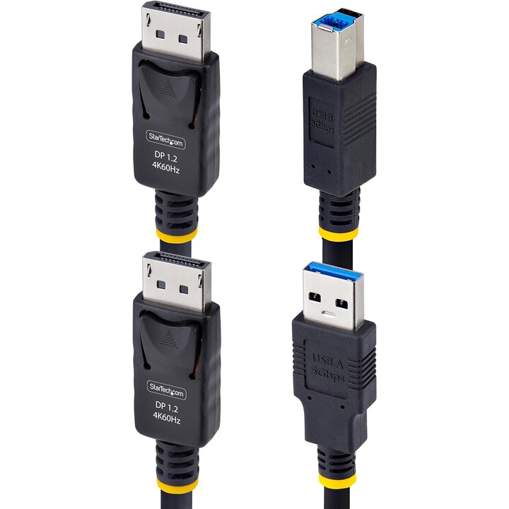 StarTech.com DU1226-KVM-CABLE cabo KVM Preto 1,8 m