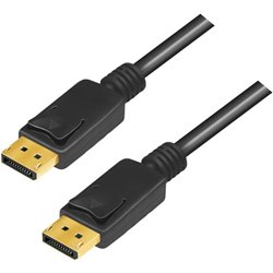 Cavo DisplayPort Logilink. DP/M a DP/M. 8K/60 Hz. Nero. 5 m