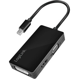 Adattatore Logilink 4K Mini DisplayPort 1.2 a DVI/HDMI/VGA