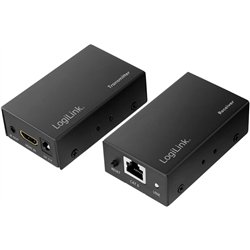 Logilink HDMI-Extender-Set über LAN. 60m. 1080p/60Hz.POC.IR