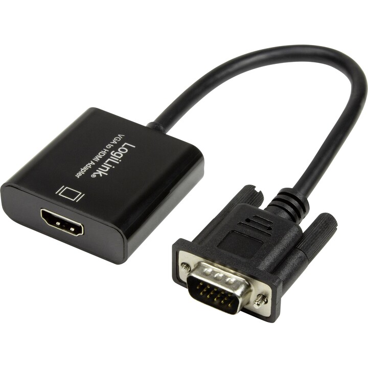 Logilink Convertitore VGA m. L audio per HDMI è conforme ad alta velocità