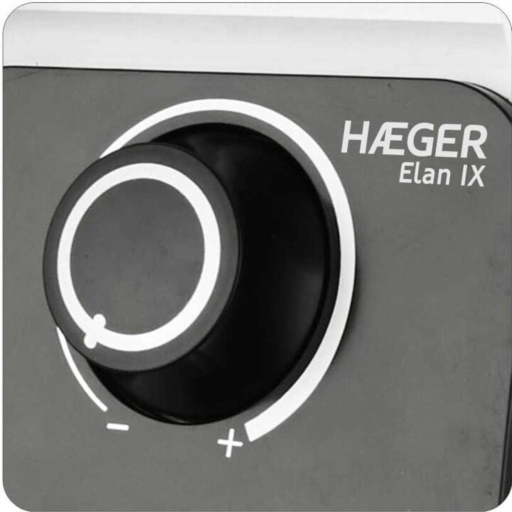 Elan IX, Elektrischer Ölradiator mit 2000W Leistung und 3 Heizstufen zur Raumklimatisierung, weiß