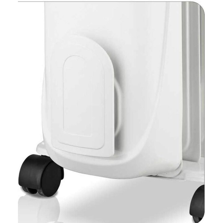 Elan IX, Elektrischer Ölradiator mit 2000W Leistung und 3 Heizstufen zur Raumklimatisierung, weiß