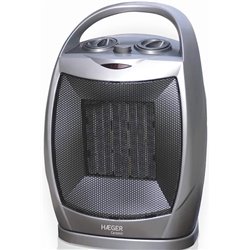 Calefactor Haeger Ceramic Termo Ventilador 1500W, 2 velocidades