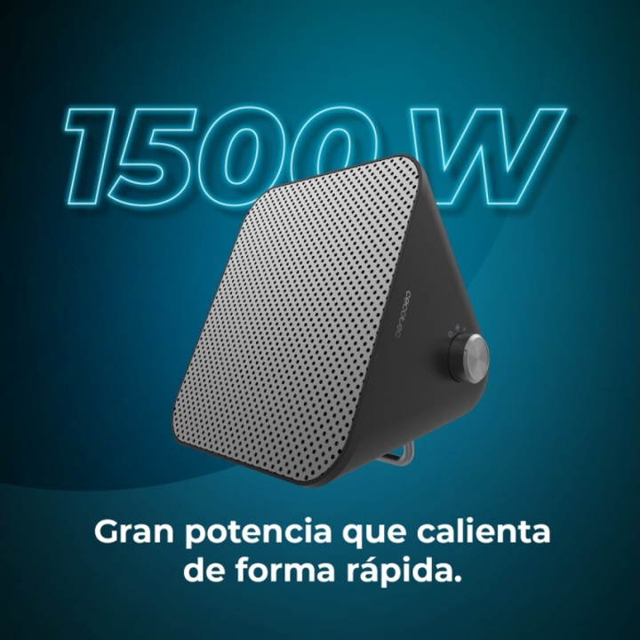 Riscaldatore in ceramica da tavolo da 1500 W.