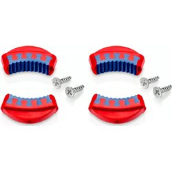 2 pares de insertos de plástico de dos componentes para 81 11 250 / 81 13 250