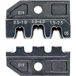 Ensemble de matrices pour les connecteurs de type de fiche ouverts non isolés (largeur de fiche 4,8 + 6,3 mm)