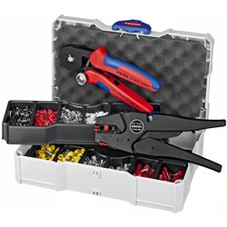 Assortimento di crimpa per le porrule di filo 1 x 12 40 200, 1 x 97 53 04, 8 x Set di pellicole a filo