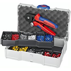 Assortiment de serrage pour les ferrules de fil 9 pièces