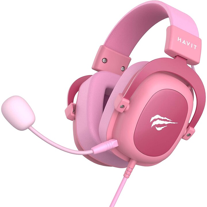 Havit Gamenote H2002D Gaming Aurione con microfono - Pink