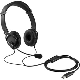 Aurione USB Kensington con microfono e controllo del volume, cancellazione del rumore
