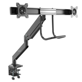 StarTech.com Supporto per monitor ARMSLMBARDUO 81,3 cm (32") Nero