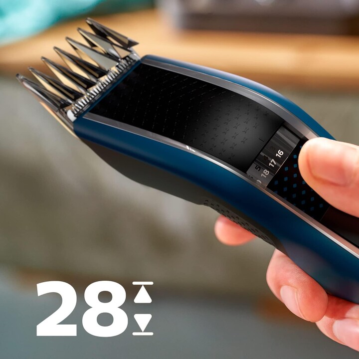 Philips Series 5000 Hair Clipper HC5612 / 15 avec des lames en acier inoxydable, bleu