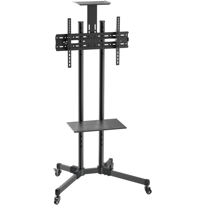 Aisens FT70TE-035 Stand de plancher écologique avec roues, plateau DVD et support de caméra (TVS 37"- 70")
