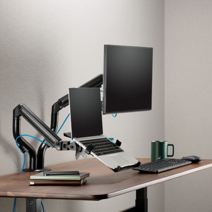 Aisens DTL32TSR-195 Laptop and Monitor/TV Stand up to 8kg, 17-32" Black