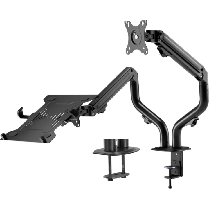 Aisens DTL32TSR-195 Laptop and Monitor/TV Stand up to 8kg, 17-32" Black