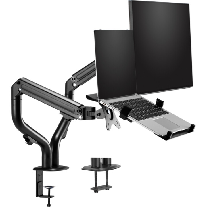 Aisens DTL32TSR-195 Laptop and Monitor/TV Stand up to 8kg, 17-32" Black