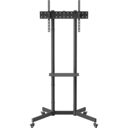 Aisens FT70TE-333 Stand de plancher inclinable avec roues pour TV 37 '- 70 ' / jusqu'à 45 kg