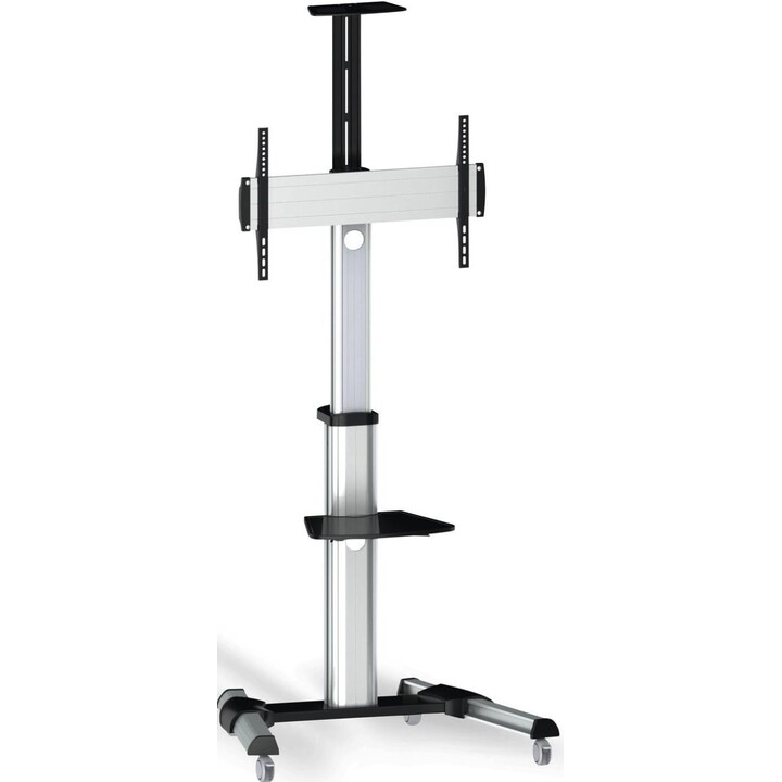 AISENS FT70TRE-037 Stand para 37"-70" Monitor/TV (com rodas e bandeja de DVD) Prata