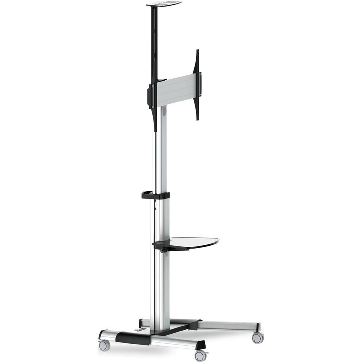 AISENS FT70TRE-037 Stand para 37"-70" Monitor/TV (com rodas e bandeja de DVD) Prata