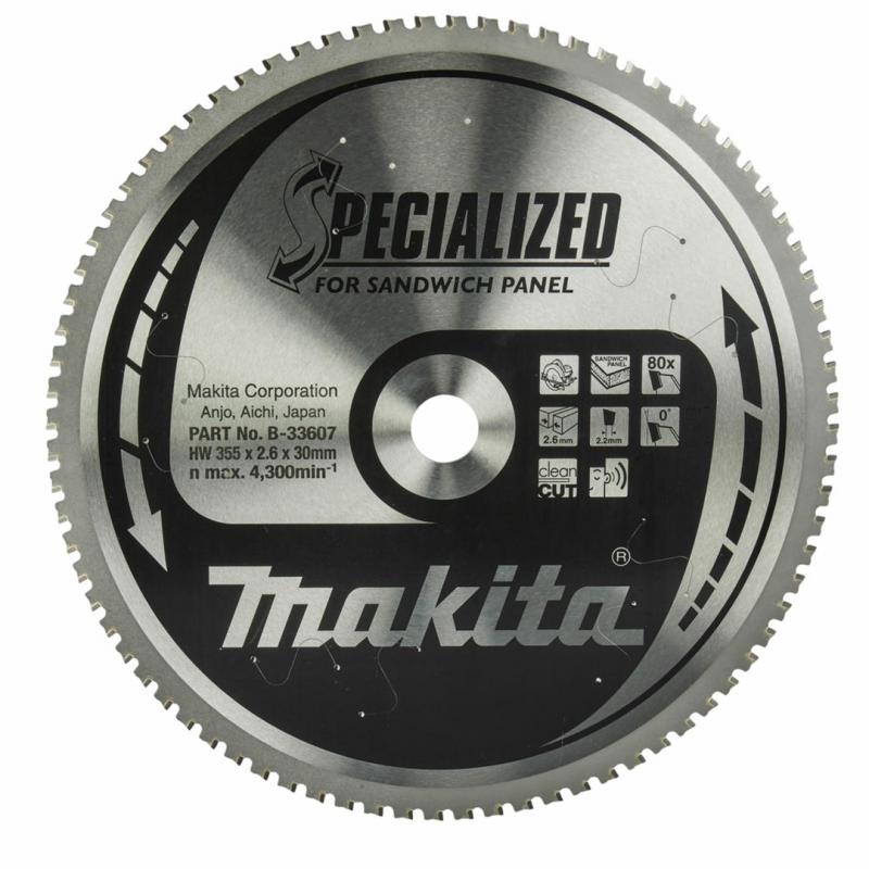 Makita B-33607 hoja de sierra circular 35,5 cm 1 pieza(s)