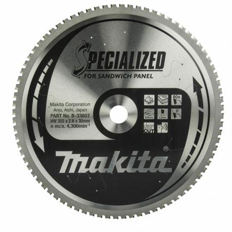 Makita B-33607 hoja de sierra circular 35,5 cm 1 pieza(s)