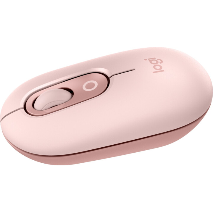 LOGITECH POP Maus mit Emoji - ROSA