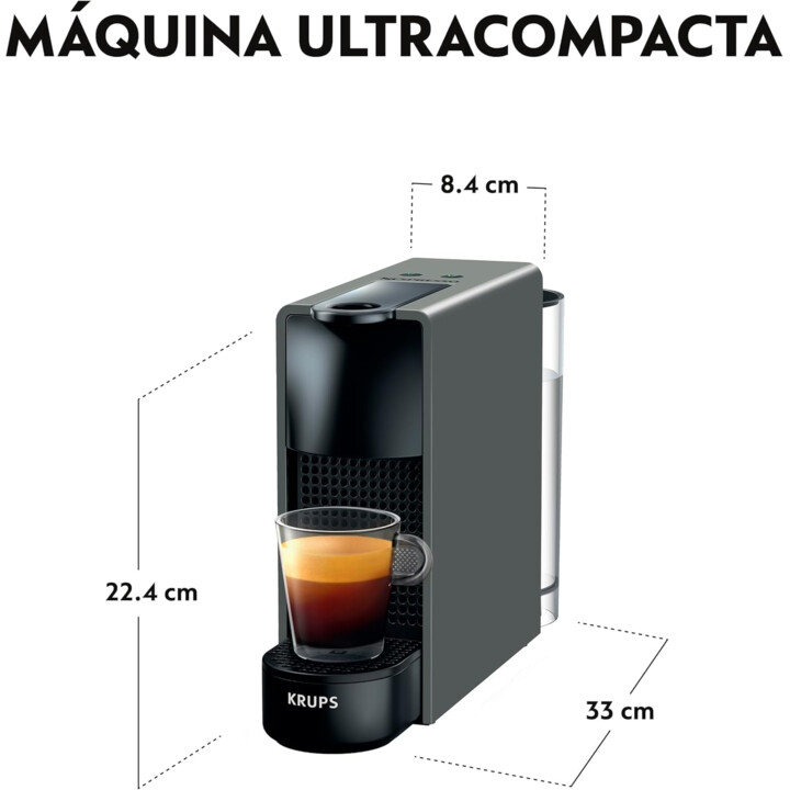 Machine à café Nespresso XN 110B Essenza Mini grise de Krups