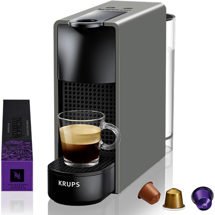 Machine à café Nespresso XN 110B Essenza Mini grise de Krups