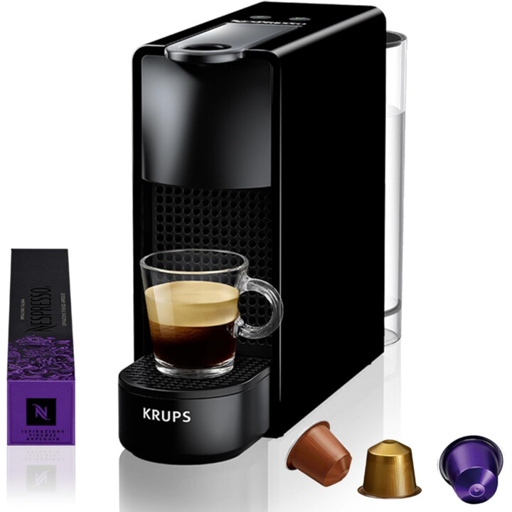 Nespresso Intenso Krups Essenza Mini XN1108 - Capsule Coffee Machine 19 Bars, 2 programas de café