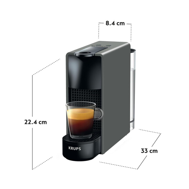 Nespresso Intenso Krups Essenza Mini XN1108 - Capsule Coffee Machine 19 bars, 2 programmes de café