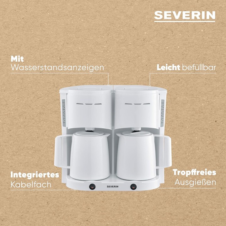 Severin KA 9314 Máquina de filtro de filtro de café 1 L L
