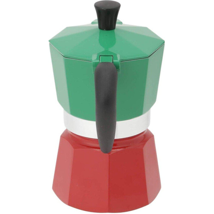 Bialetti 0005650 La Mokina Tricolor Coffee fabricant 1/2 tasse de tasse