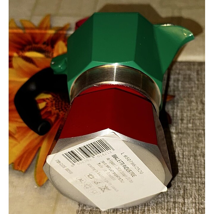Bialetti 0005650 La Mokina Tricolor Kaffeemaschine 1/2 Tasse Halb Tasse