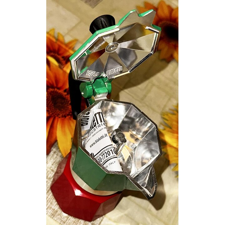 Bialetti 0005650 La Mokina Tricolor Coffee fabricant 1/2 tasse de tasse