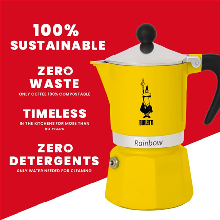Bialetti RAINBOW 3TZ gelb