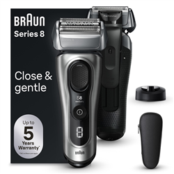 Braun Série 8 8517s Galvano Prata úmido e seco