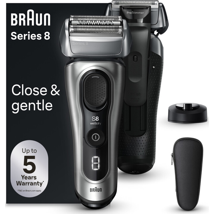 Braun Series 8 8517s wet&dry Galvano Silver