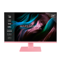 Monitor 24\&quot; dp hdmi mars gaming mv24 ips fhd 120hz 1ms 250cd/m? vesa 100x100 pink