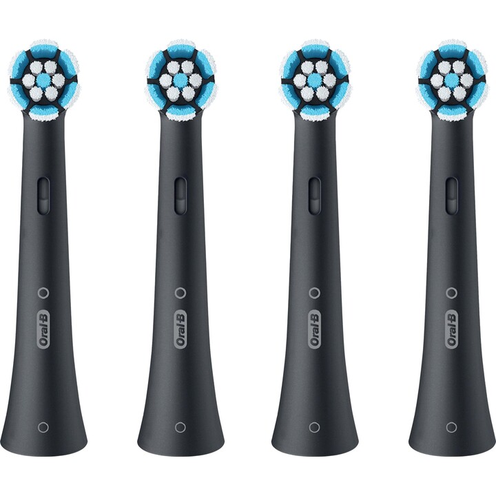 Oral-B iO replacement brush heads gentle clean black 4 pcs