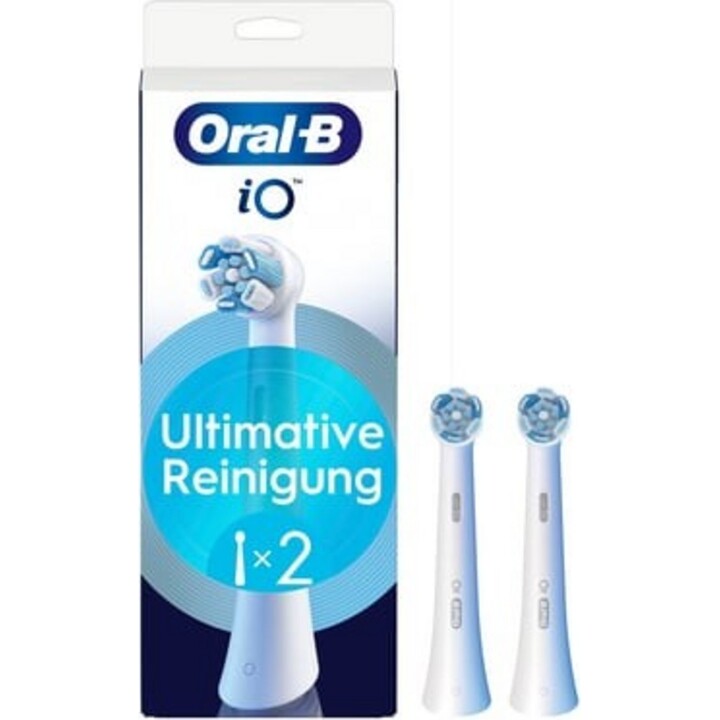 Oral-B iO Ultimative Reinigung Aufsteckbürsten 2er weiß