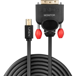 Cable mini dp to dvi 3m/black 41953 lindy