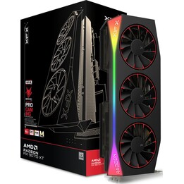 RX 9070 XT 16GB XFX Mercury Magnetic Air Gaming RGB OC GDDR6 3 Fan