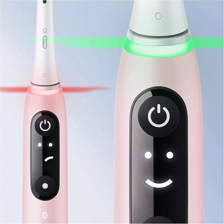 Brosse à dents électrique Oral-B IO 6 Edition sensible, technologie magnétique, 2 pinceaux, 5 modes de brossage pour les soins d