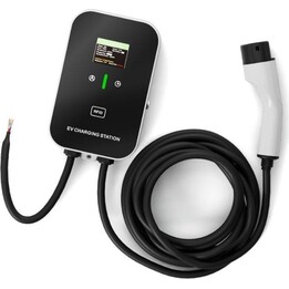 Estación de carga para vehículos eléctricos 32A/22KW/5M sin cabezal de enchufe(Trifásico) - Cargador EV Tipo 2