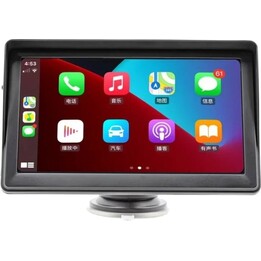 Pantalla táctil universal SWM B600W 7 pulgadas Carplay/Android Auto Inalámbrico Negro