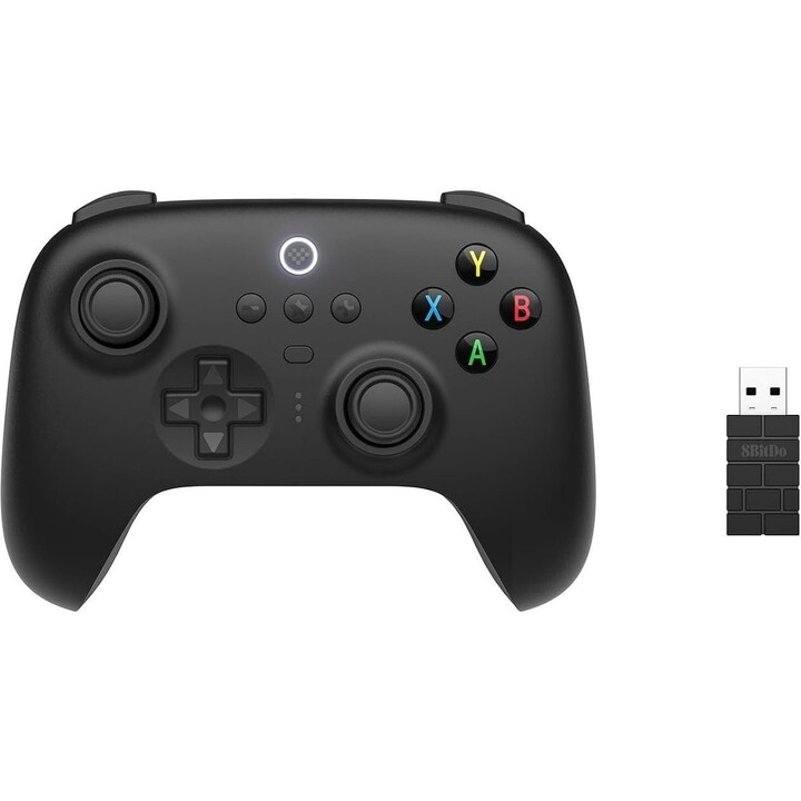 Gamepad 8BitDo Ultimate 3 Bluetooth/2.4G/Kabel mit Adapter + Ladestation Schwarz – Controller für Xbox/Smartphone/PC