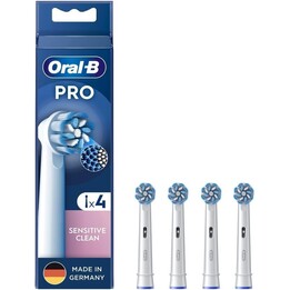 Oral-B Pro Sensitive Clean Ersatzbürstenköpfe, weiß, 4 Stk.