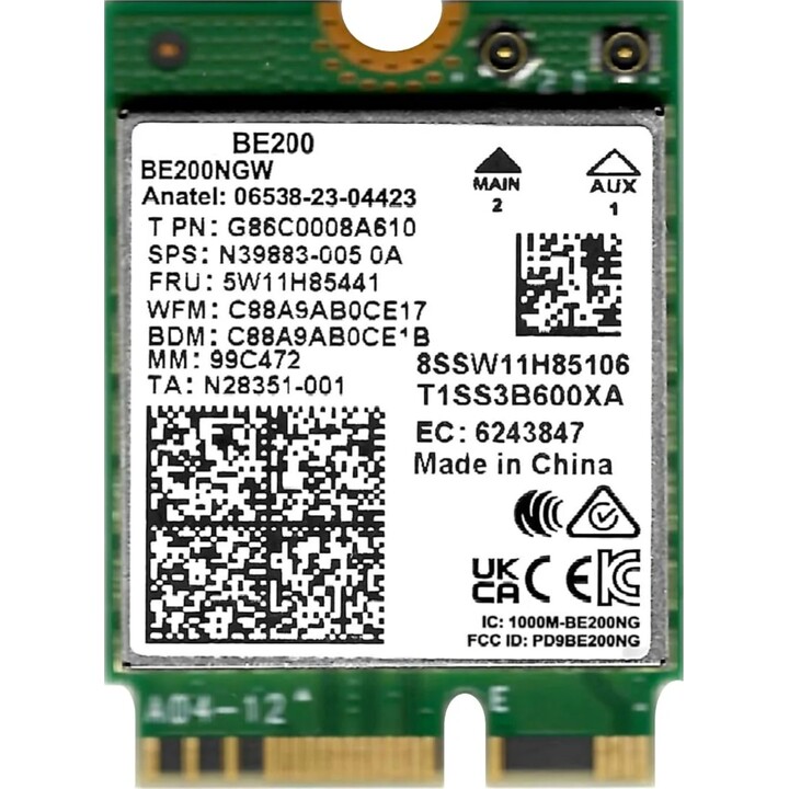 INTG INTEL WI-FI 7 BE200 2230 2x2 BE+BT vPro