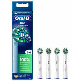 Oral-B Pro CrossAction testine spazzolino 4 pezzi bianche